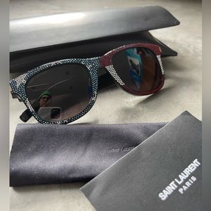 Saint Laurent Swarovski crystal sunglasses 50mm 🇺🇸🇺🇸🇺🇸